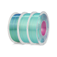 [MOQ: 3KG] Multi-Color SILK Filament(Dual-color, Tri-color and Four-color) 3D Printer Filament 1KG