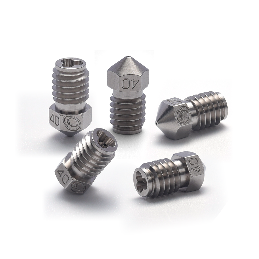 Bondtech CHT MOS Coated Brass Nozzle 0.4MM High Quality for 1.75 Filament E3D V5 V6 Block Prusa i3 RepRap M6 Mosquito 3D Hotend