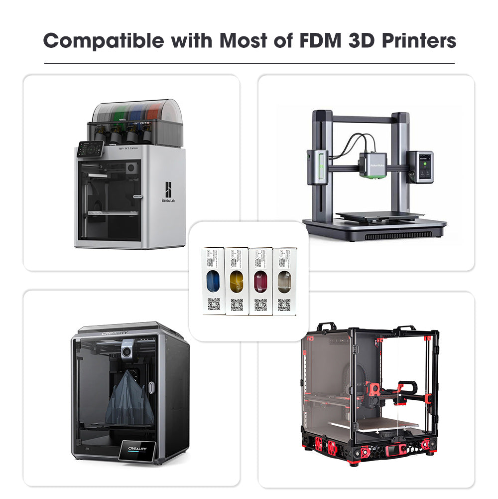 eSUN PLA+ CMYK Filament Bundle 4PCS