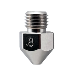 Plated Wear Resistant Nozzle for Creality CR-10S Pro/CR-10 MAX Original hotend ONLY (M6x.75mm Threads)