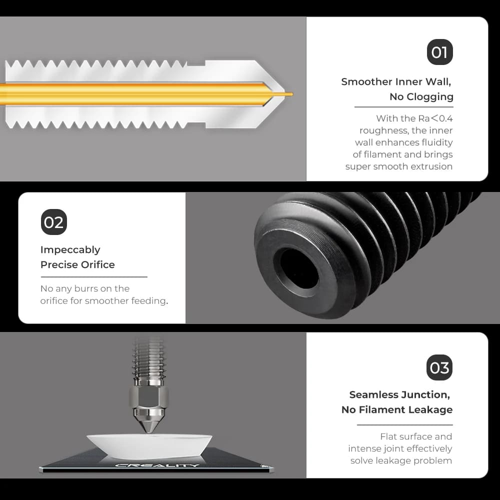 Creality K1/K1 Max/CR M4 Nozzle Kit 0.4/0.6/0.8mm