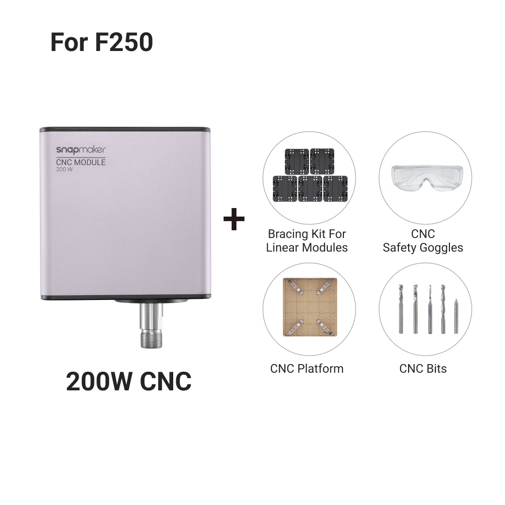 Snapmaker 200W CNC Module Bundle (VAT Incl.)