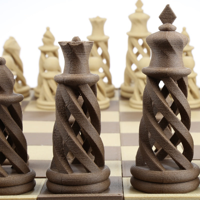 Fiberlogy FIBERWOOD Filament - Sample Size 20-40gm (Sample) Beautiful Artistic 3D Material with Unique Qualities 1.75mm