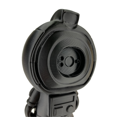 NEW! Fiberlogy R ABS Filament Anthracite - Durable 100% Recycled Professional 3D Printing Material, Curable, 1.75mm, 0.85kg (1.87lbs)