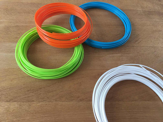 Fiberlogy EASY PLA Filament Sample Size, 1.75mm, 20-50gm (Sample Size) - Biodegradable, High Quality, Easy to Print, 1.75mm