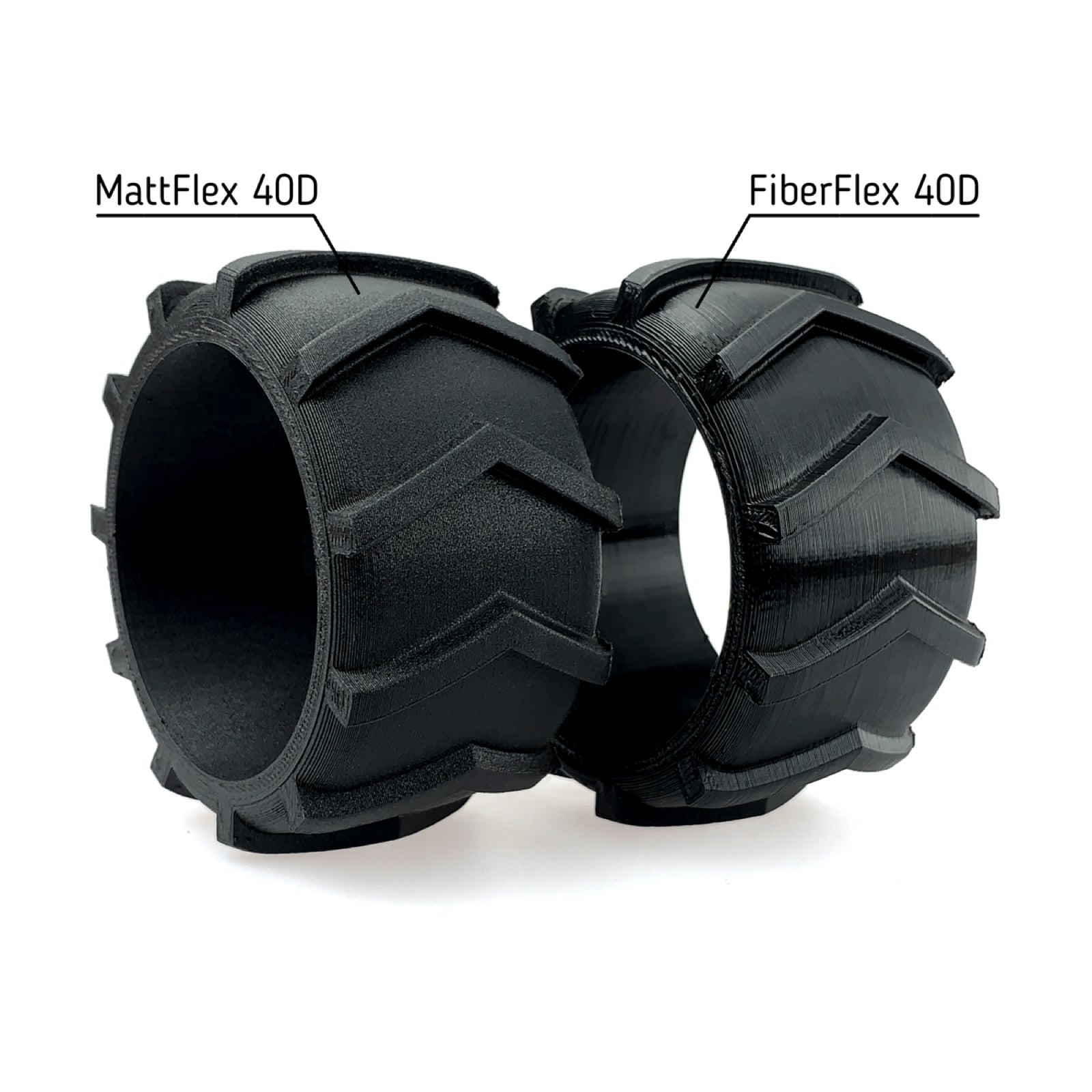 NEW! FIBERLOGY MattFlex 40D - Flexible and Durable TPU Matt Finish 3D Printer Material,  1.75mm, .85kg