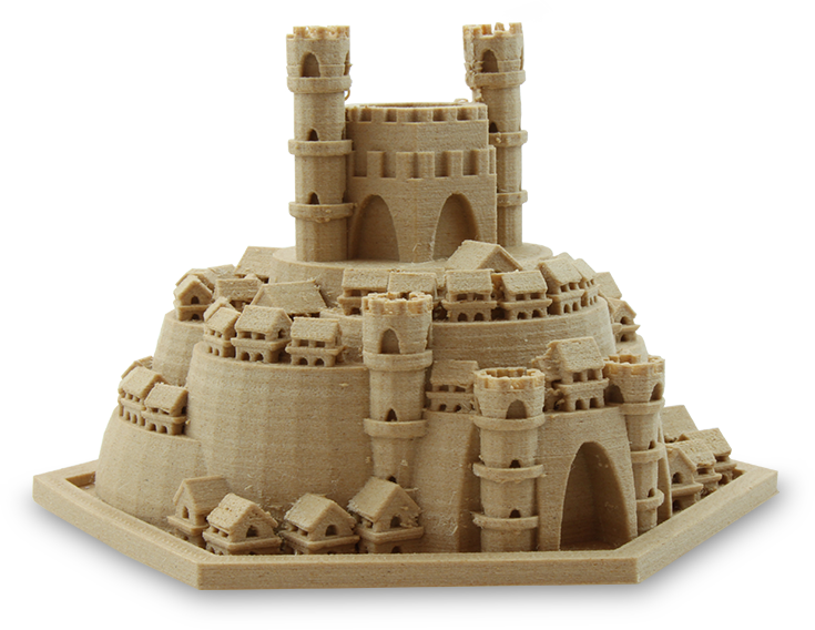 Fiberlogy FIBERWOOD Filament - Sample Size 20-40gm (Sample) Beautiful Artistic 3D Material with Unique Qualities 1.75mm