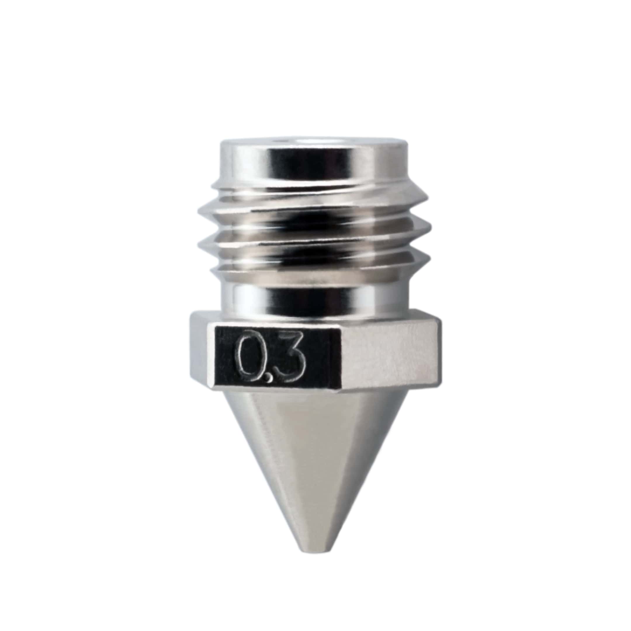 Micro Swiss Brass Plated Wear Resistant Nozzle for Geeetech A10M, A20M, A30M, A10T, A20T, A30T