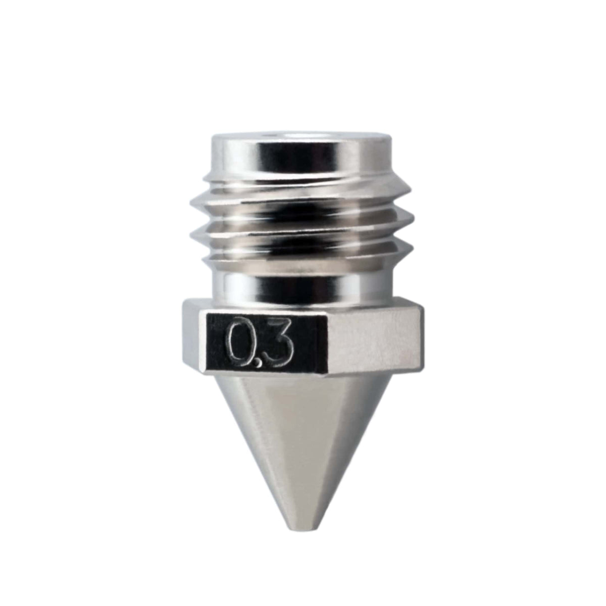 Micro Swiss Brass Plated Wear Resistant Nozzle for Geeetech A10M, A20M, A30M, A10T, A20T, A30T