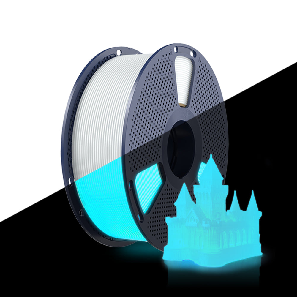 [MOQ: 3KG] Glow in The Dark (Luminous) PLA 3D Printer Filament 1KG