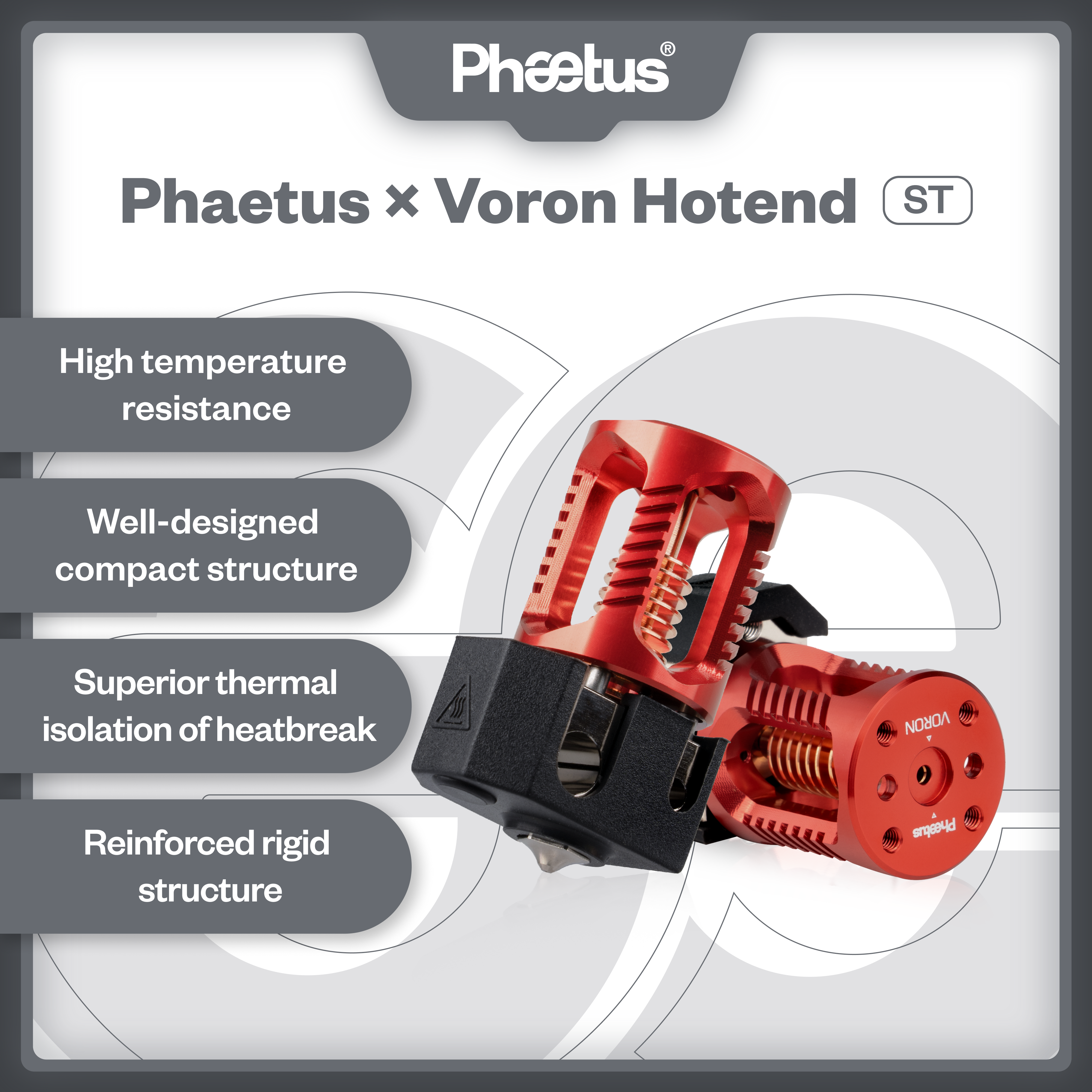 PHAETUS X VORON HOTEND HF