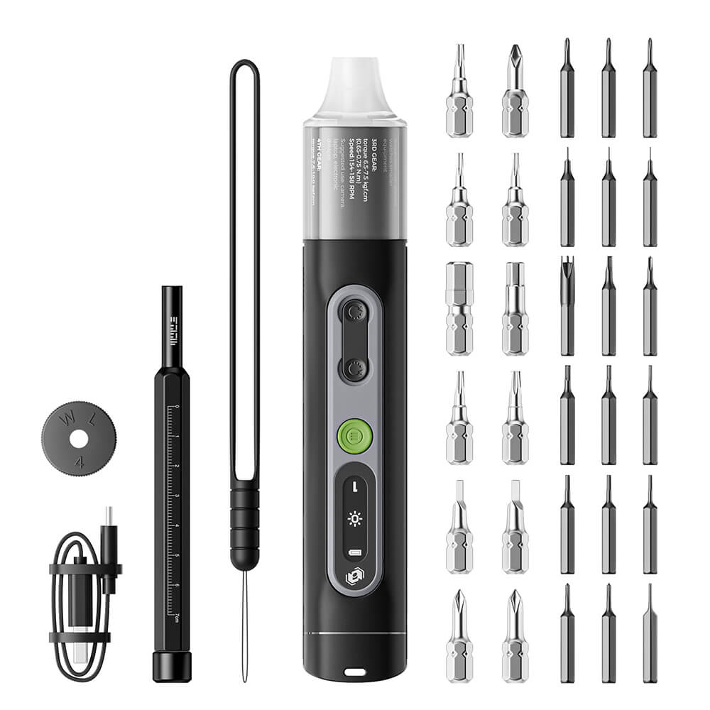 Hanboost 35 In 1 Precision Electric Screwdriver Set for PC, Phone, Camera, Laptop, Watch, and Drone Repairs