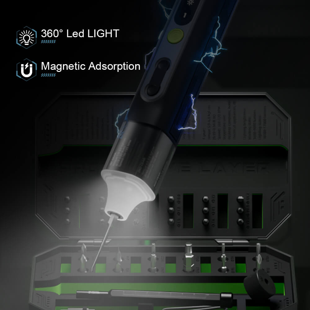 Hanboost 35 In 1 Precision Electric Screwdriver Set for PC, Phone, Camera, Laptop, Watch, and Drone Repairs