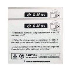 X-Max Build Plate Sticker (2pcs)