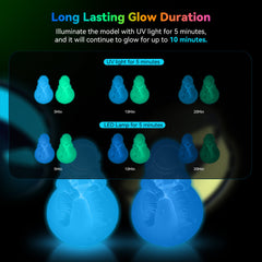 [MOQ: 3KG] PETG Glow in The Dark (Luminous) 3D Printer Filament 1KG