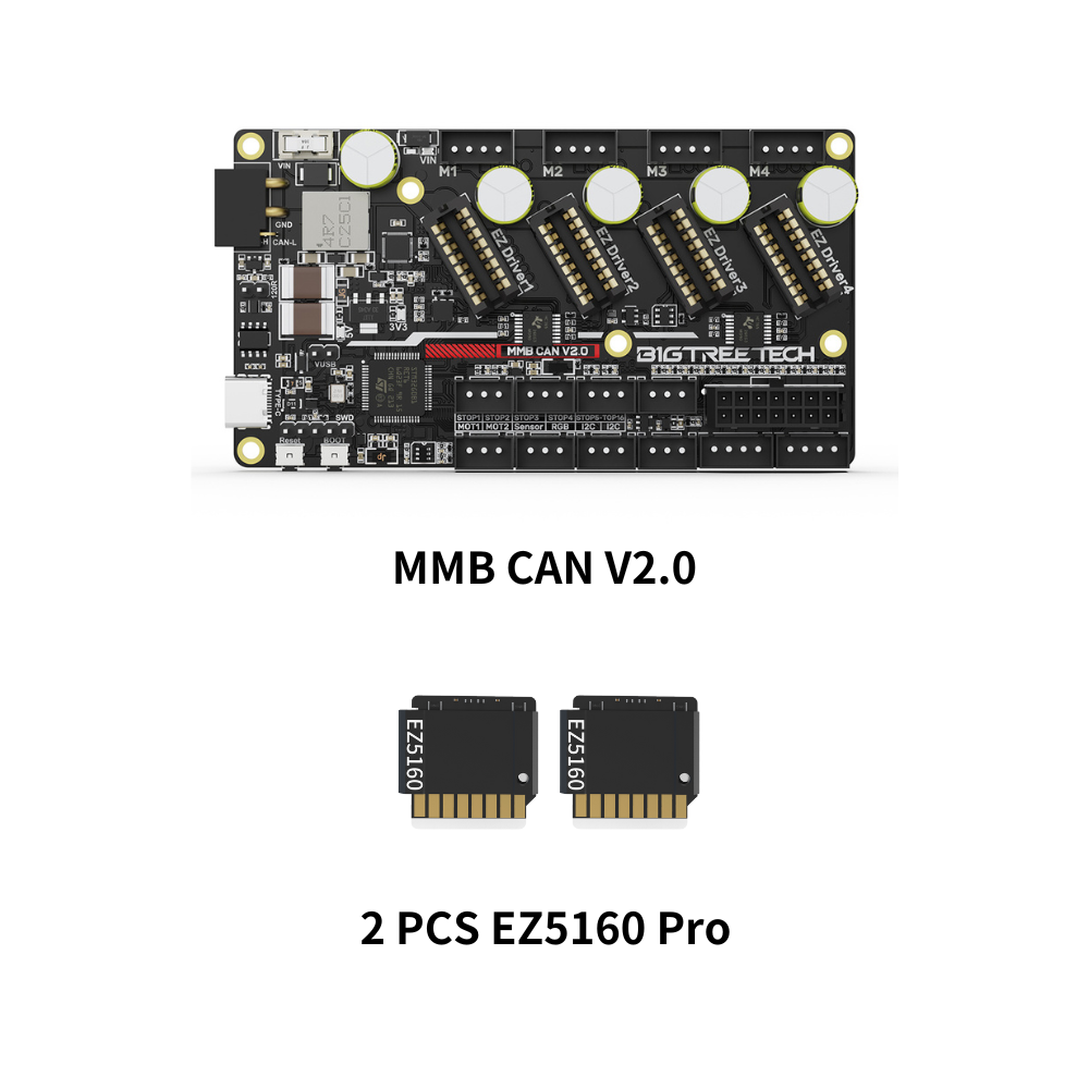 BIGTREETECH ERCF Control Board MMB CAN V2.0 with STM32 Chip Featured EZ Ports for 3D Printer Enraged Rabbit Carrot Feeder Solution
