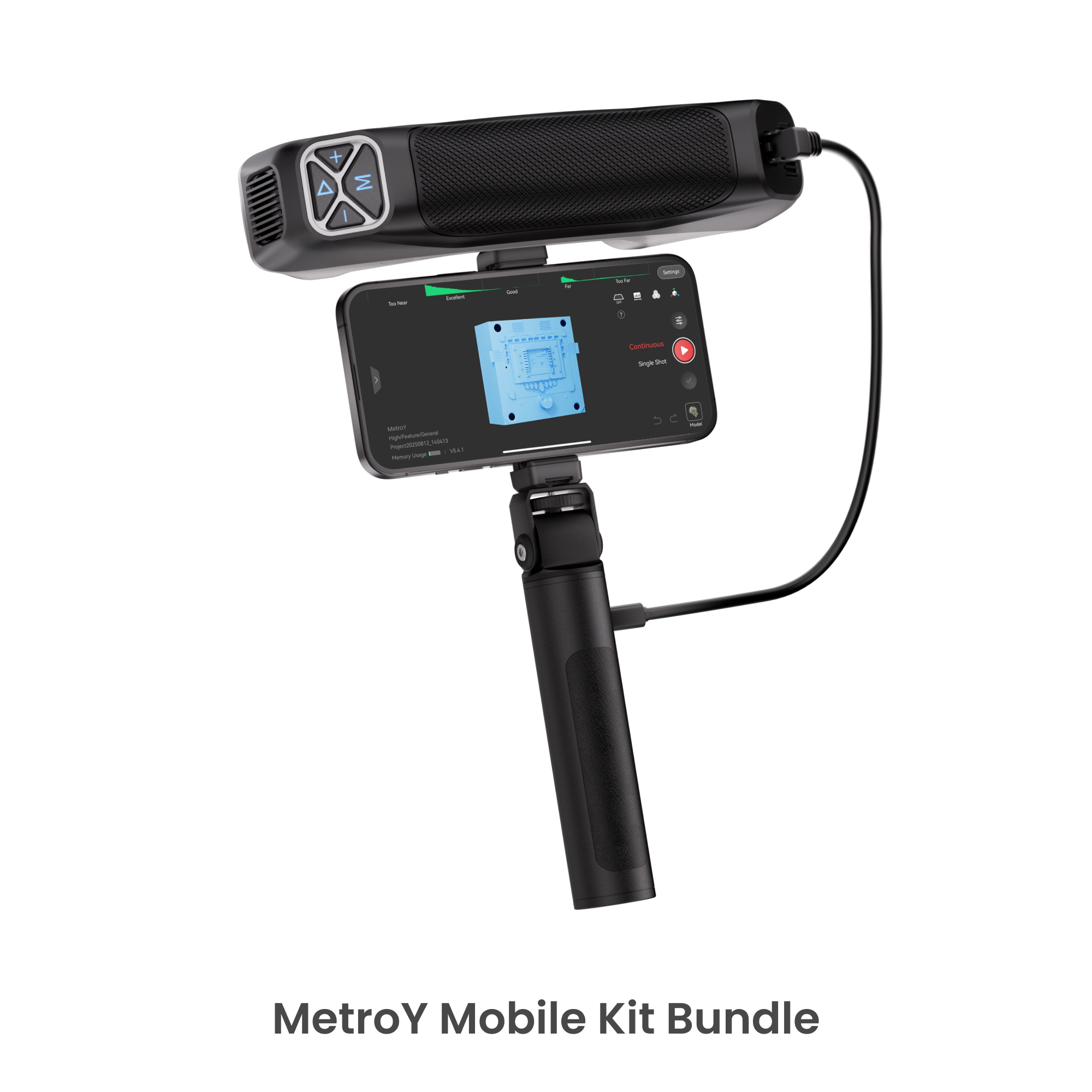 Revopoint MetroY & MetroY Pro: Wireless Blue Laser 3D Scanners for Small to Medium Workpieces