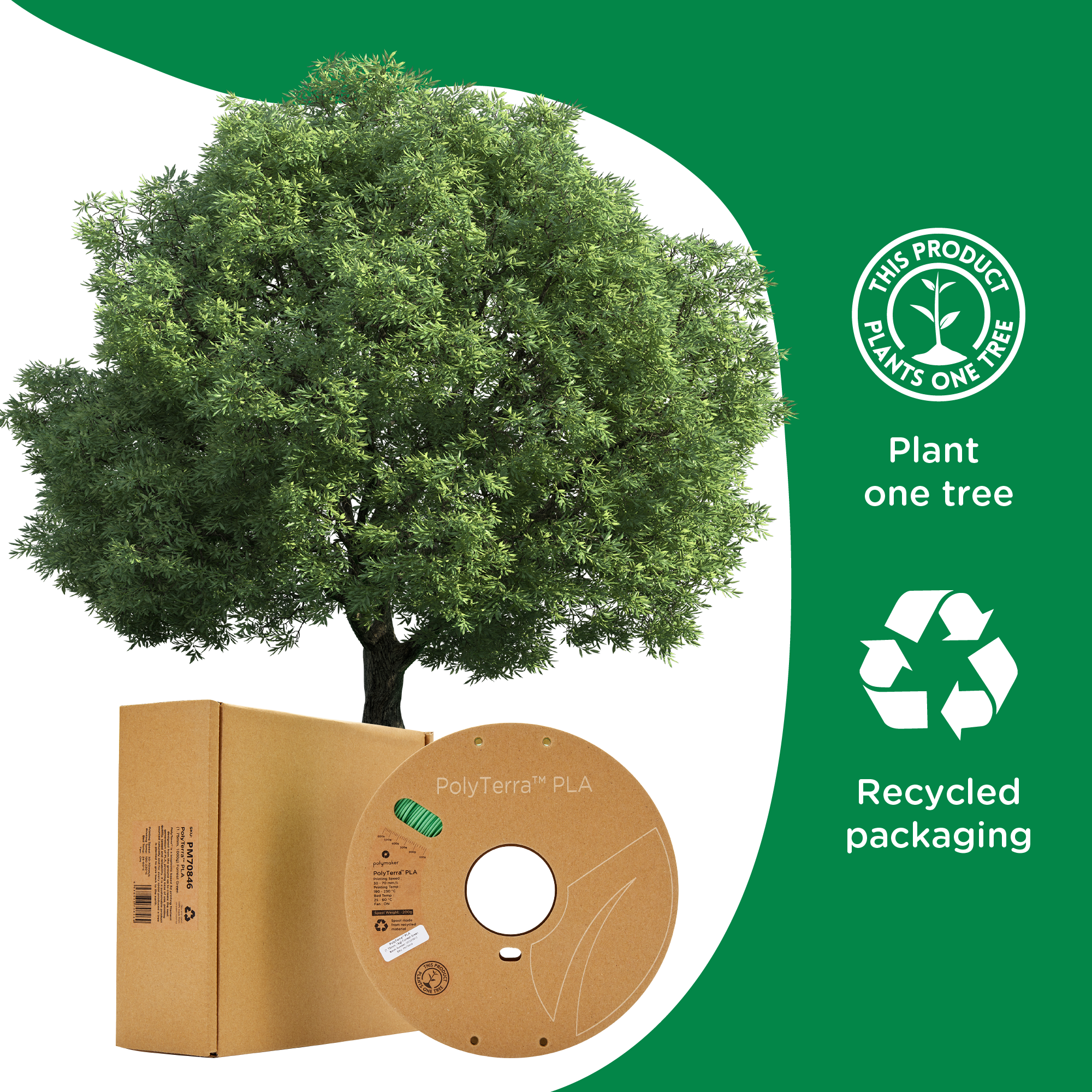 Panchroma™ Matte PLA (Formerly PolyTerra™ PLA)