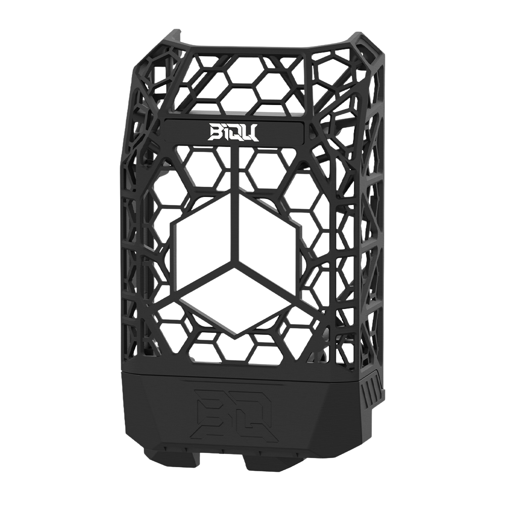 BIQU Panda Jetpack Lightweight Hollow Design Bambu Extruder Front Cover Integrated with Panda Jet Cooling Fan Duct for Bambu Lab P1/X1