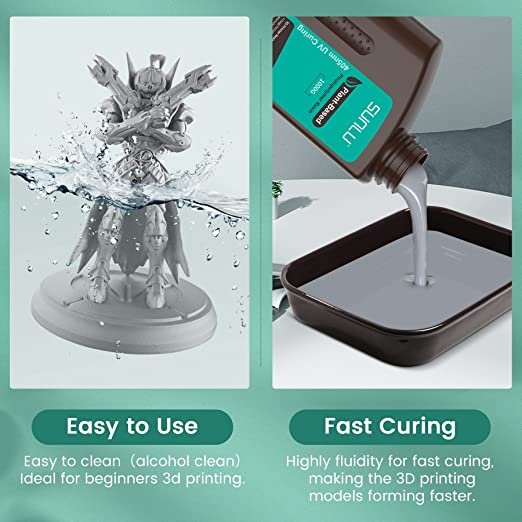 [MOQ: 6 Bottles] No Odor Standard Resin Plant-Based Resin 1000G