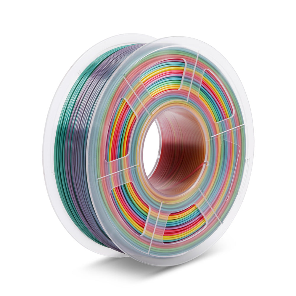 [MOQ: 3KG] PLA, SILK, PETG Rainbow Filament 3D Printer Filament 1KG