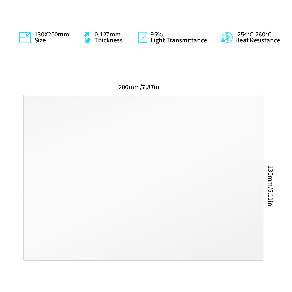 PFA Film for Mars 4 DLP (5 Pcs)