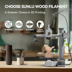 [MOQ: 3KG] Optimized Wood PLA 3D Printer Filament 1KG, Optimized and Upgraded Wood Texture