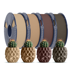 [MOQ: 3KG] Optimized Wood PLA 3D Printer Filament 1KG, Optimized and Upgraded Wood Texture