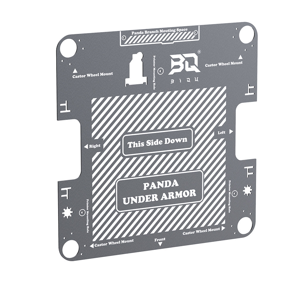 BIQU Panda Under Armor PX Aluminum Base Protective Strap Lightweight and Easy to Move Suitable for Bambu Lab P1/X1/H2D Series