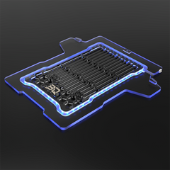 BIQU Panda Aura Smart RGB Lighting Panel with Remote Control and Customizable Status Display for A1 Series