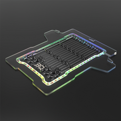 BIQU Panda Aura Smart RGB Lighting Panel with Remote Control and Customizable Status Display for A1 Series