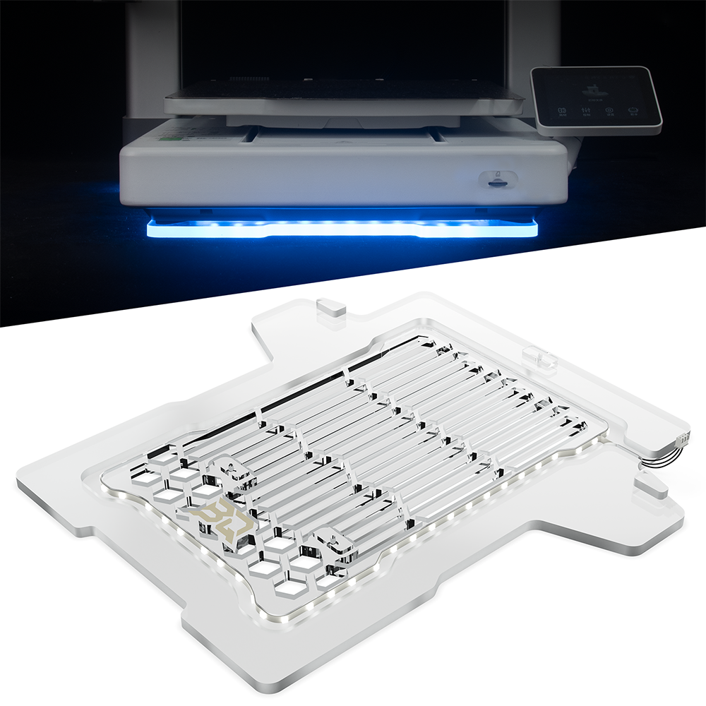 BIQU Panda Aura Smart RGB Lighting Panel with Remote Control and Customizable Status Display for A1 Series