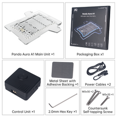 BIQU Panda Aura Smart RGB Lighting Panel with Remote Control and Customizable Status Display for A1 Series