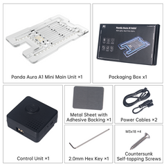 BIQU Panda Aura Smart RGB Lighting Panel with Remote Control and Customizable Status Display for A1 Series