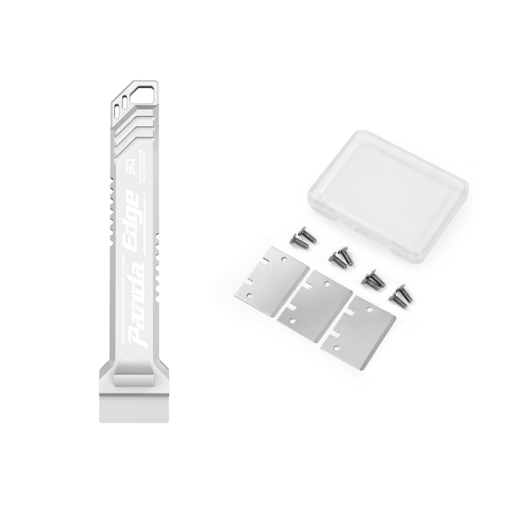 BIQU Panda Edge CNC Precision Machined Blade Scraper, Non-Slip Ergonomic Grip & Thumb Rest Handle for Model Removal Tool