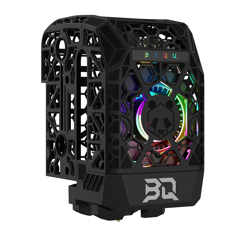 BIQU Panda Jetpack Lightweight Hollow Design Bambu Extruder Front Cover Integrated with Panda Jet Cooling Fan Duct for Bambu Lab P1/X1