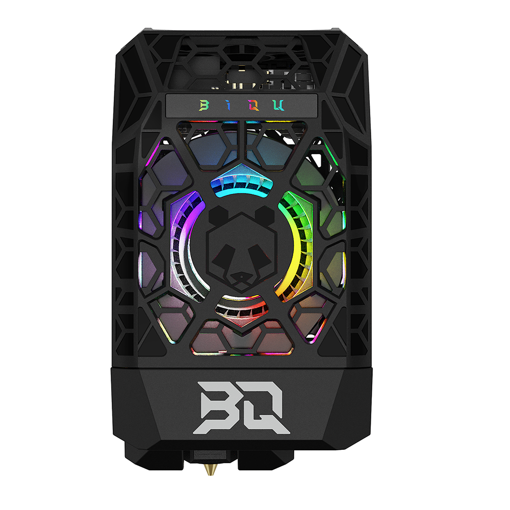 BIQU Panda Jetpack Lightweight Hollow Design Bambu Extruder Front Cover Integrated with Panda Jet Cooling Fan Duct for Bambu Lab P1/X1