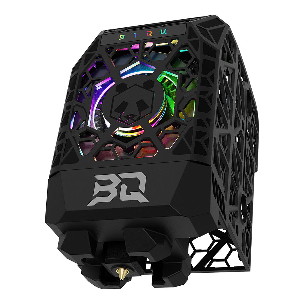 BIQU Panda Jetpack Lightweight Hollow Design Bambu Extruder Front Cover Integrated with Panda Jet Cooling Fan Duct for Bambu Lab P1/X1