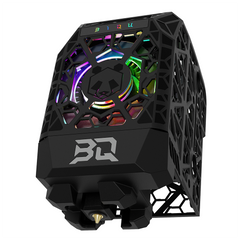 BIQU Panda Jetpack Lightweight Hollow Design Bambu Extruder Front Cover Integrated with Panda Jet Cooling Fan Duct for Bambu Lab P1/X1