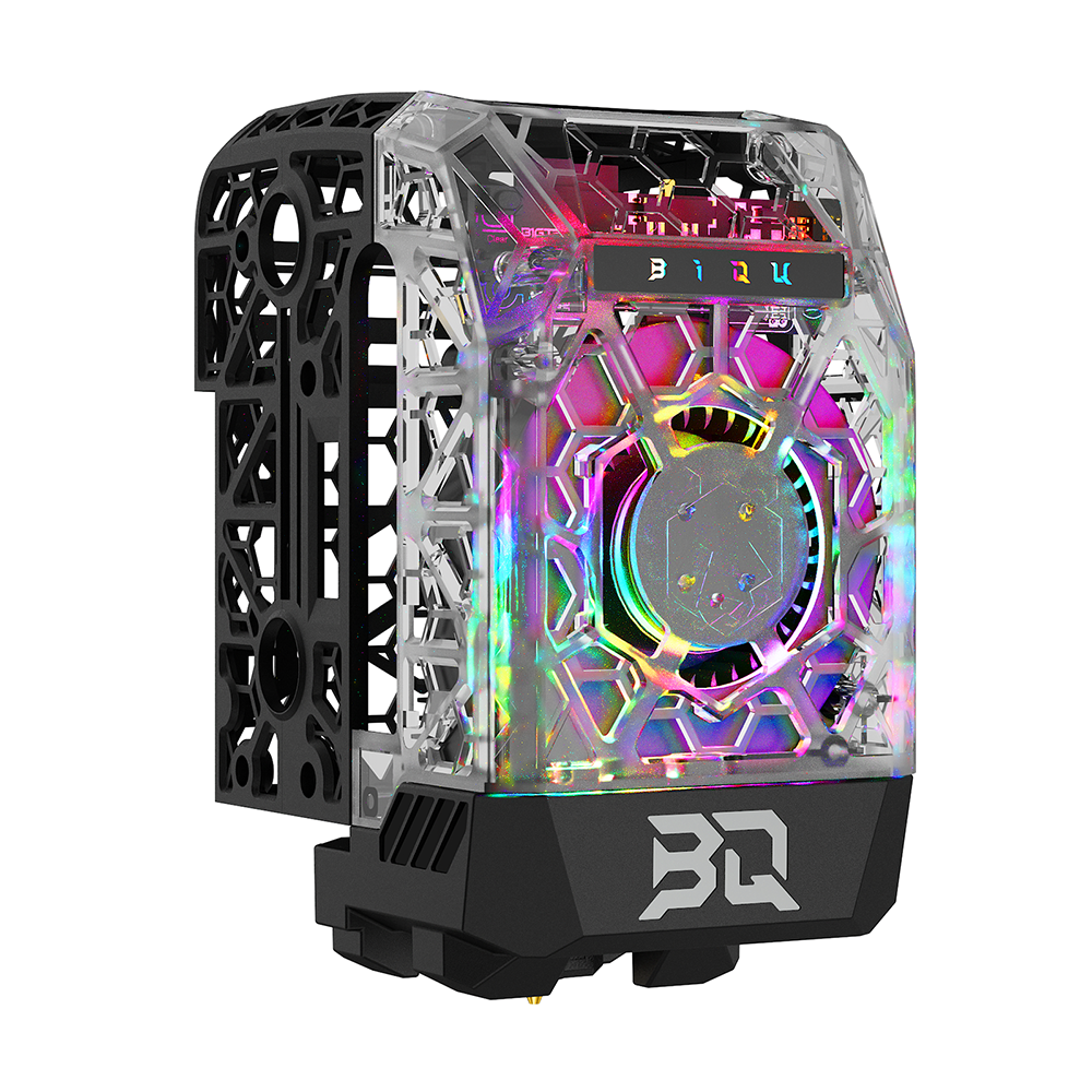 BIQU Panda Jetpack Lightweight Hollow Design Bambu Extruder Front Cover Integrated with Panda Jet Cooling Fan Duct for Bambu Lab P1/X1