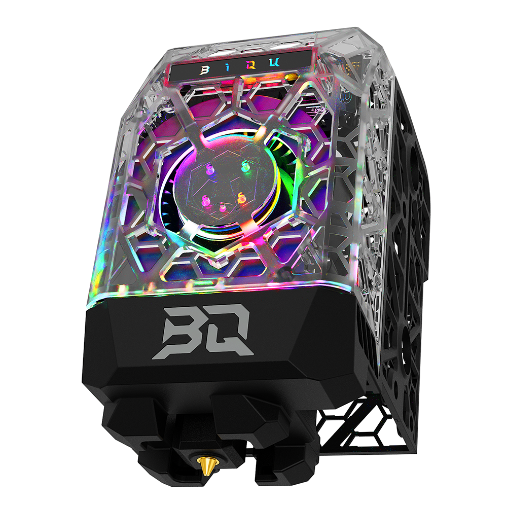 BIQU Panda Jetpack Lightweight Hollow Design Bambu Extruder Front Cover Integrated with Panda Jet Cooling Fan Duct for Bambu Lab P1/X1