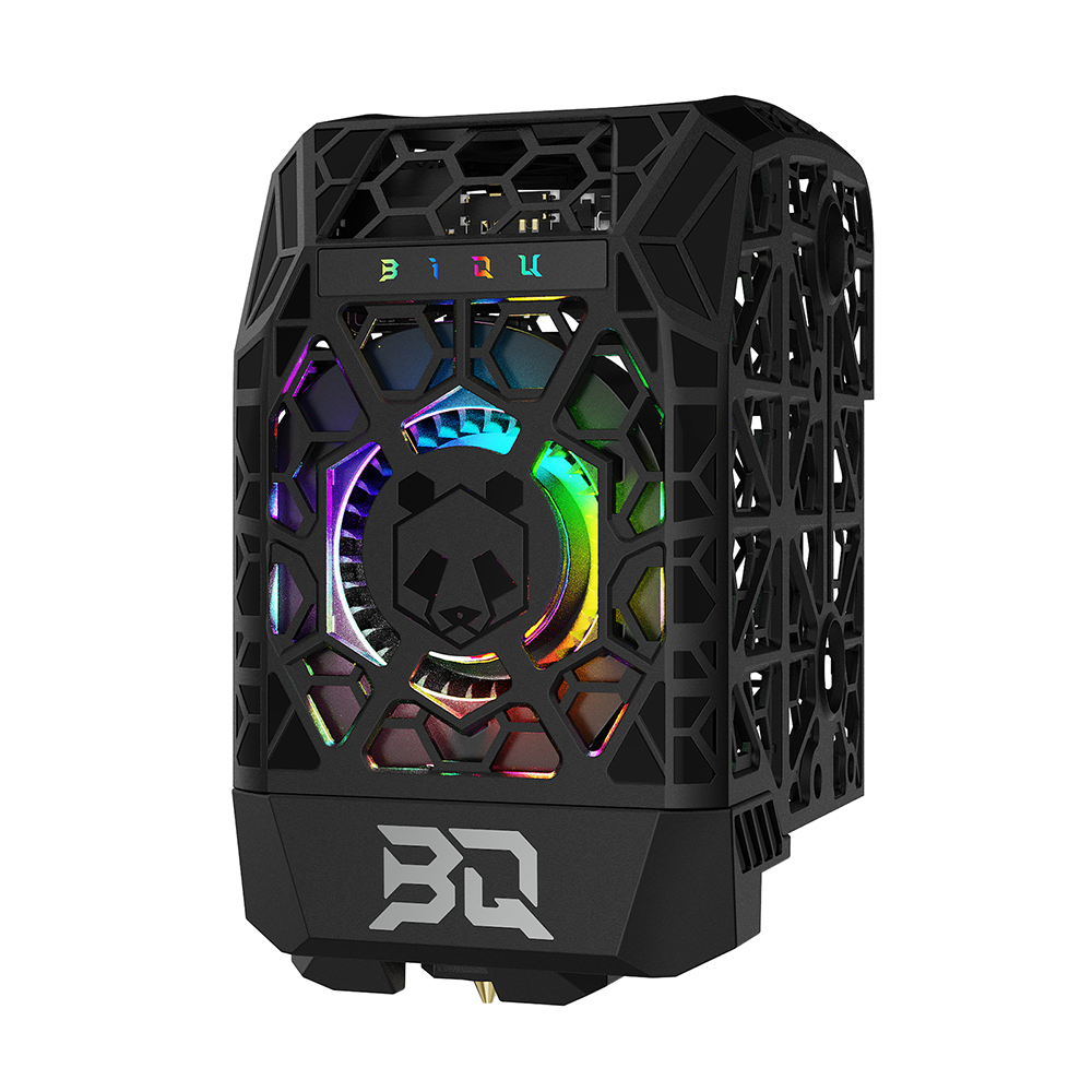 BIQU Panda Jetpack Lightweight Hollow Design Bambu Extruder Front Cover Integrated with Panda Jet Cooling Fan Duct for Bambu Lab P1/X1