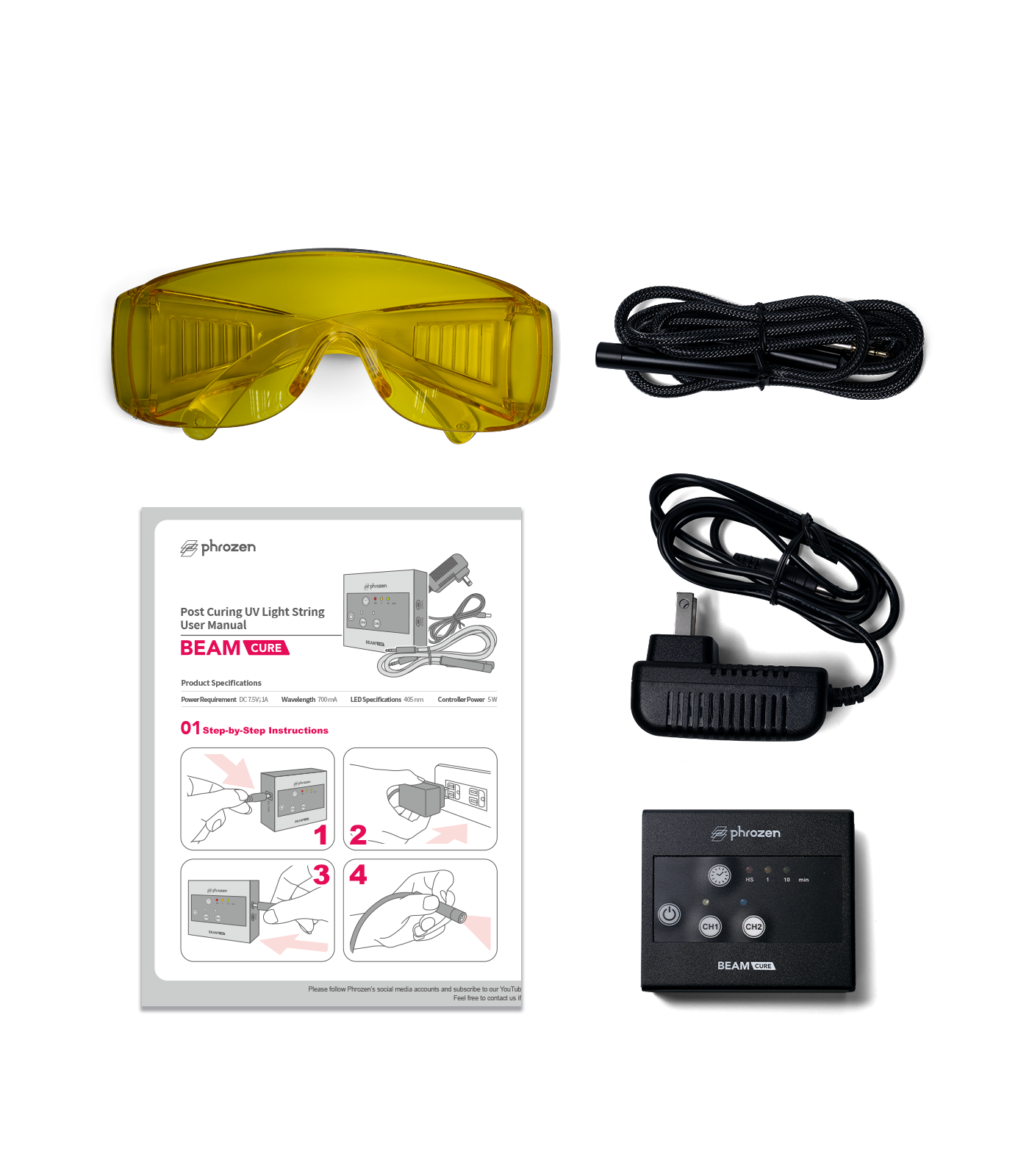 Phrozen Cure Beam Post-Curing UV Pen