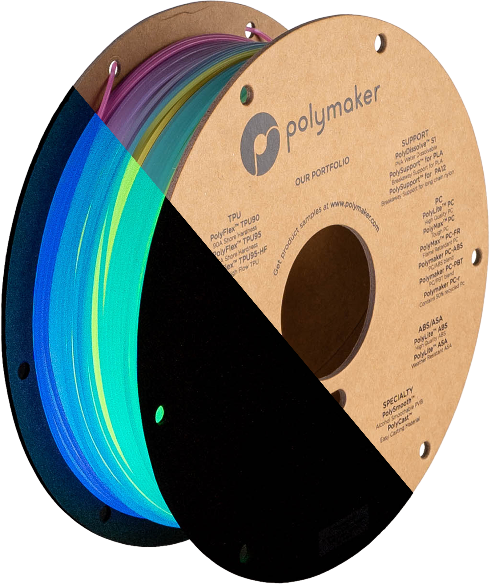 Panchroma™ Luminous PLA (Formerly PolyLite™ Luminous)