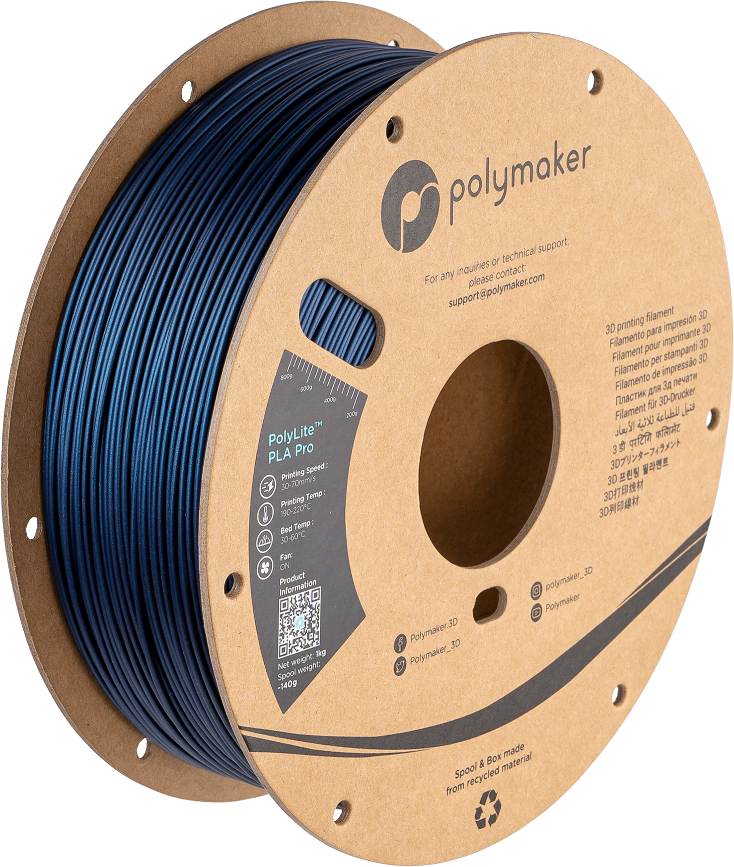PolyLite™ Metallic PLA Pro