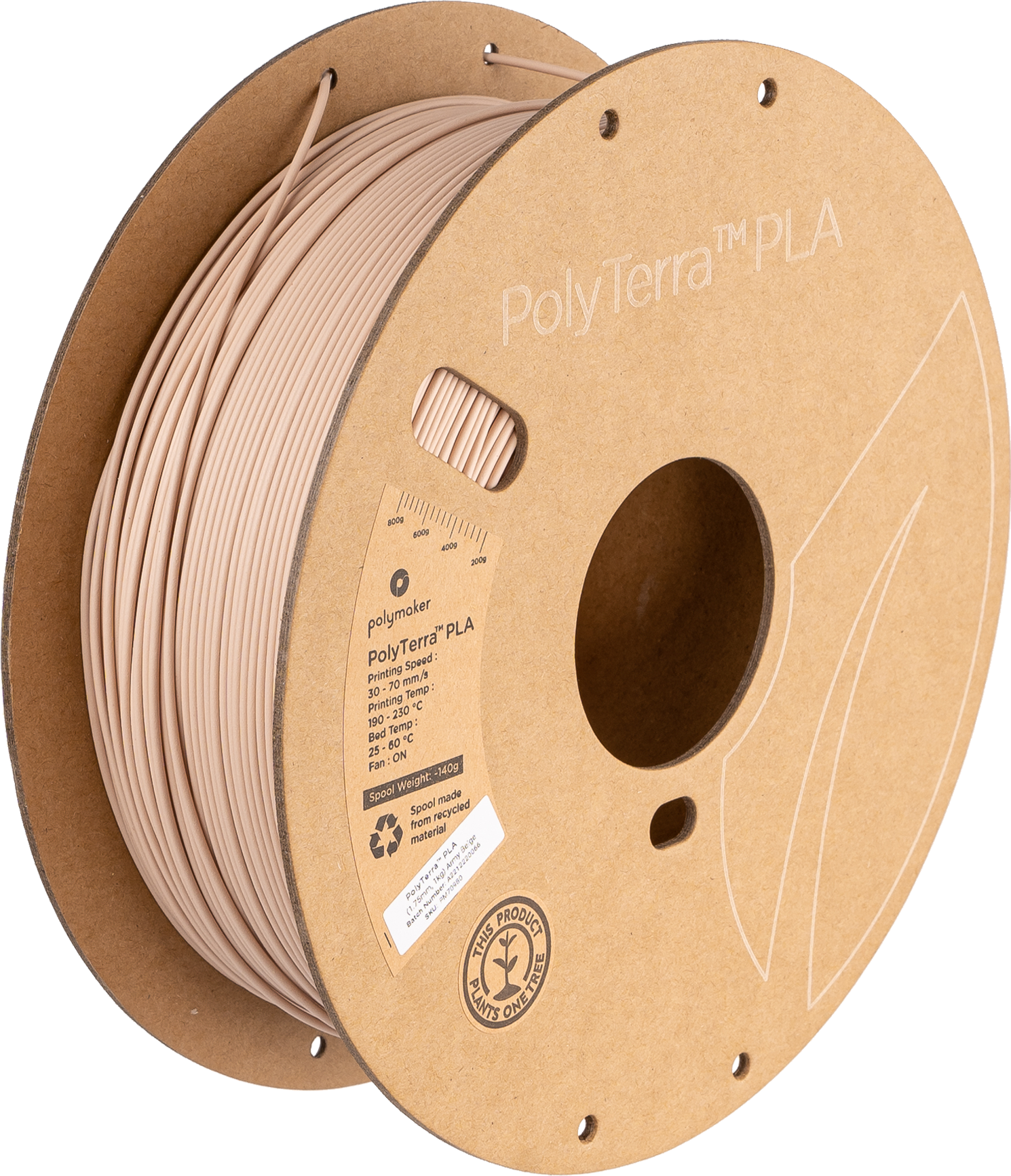 Panchroma™ Matte PLA (Formerly PolyTerra™ PLA)
