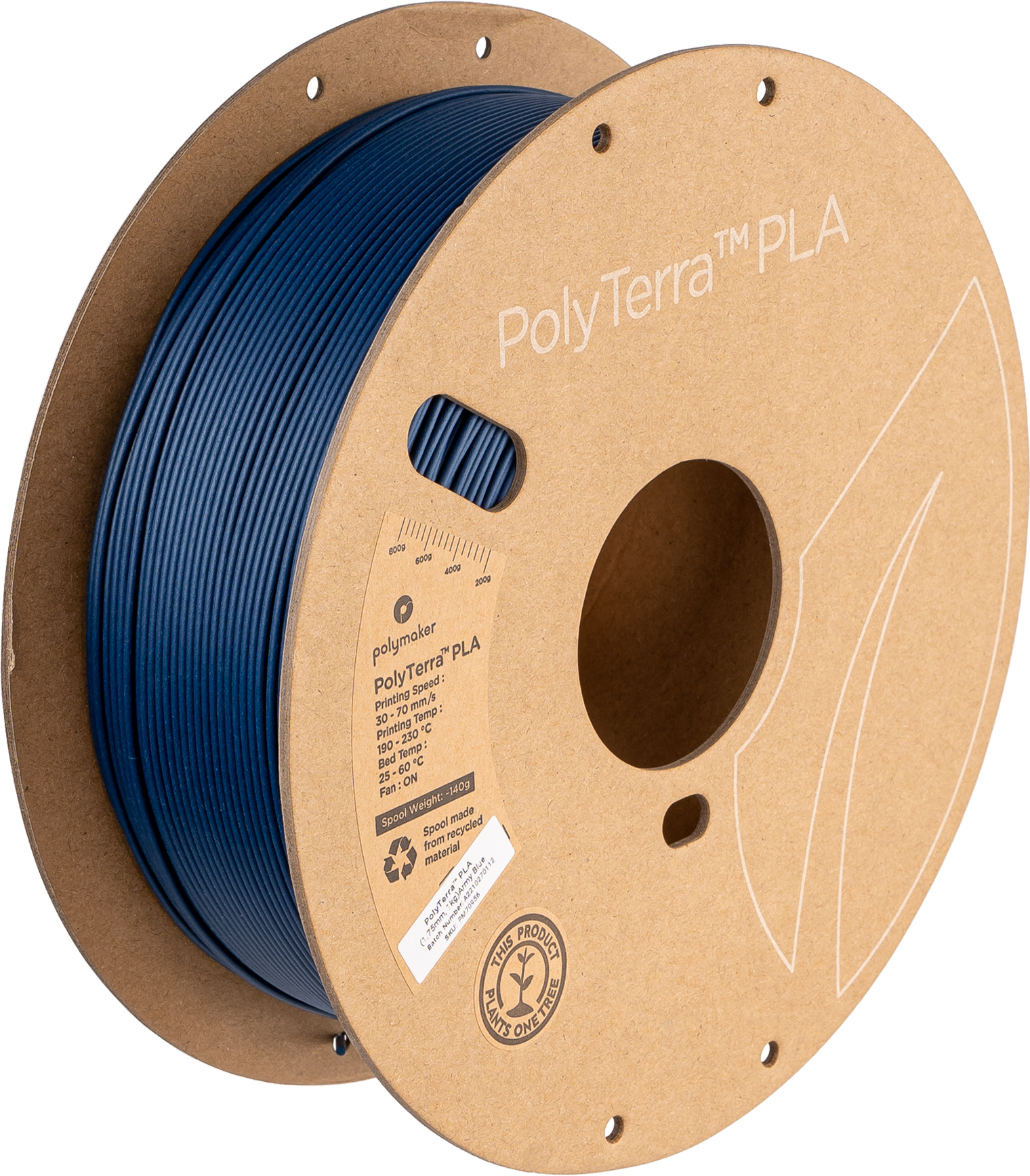 Panchroma™ Matte PLA (Formerly PolyTerra™ PLA)