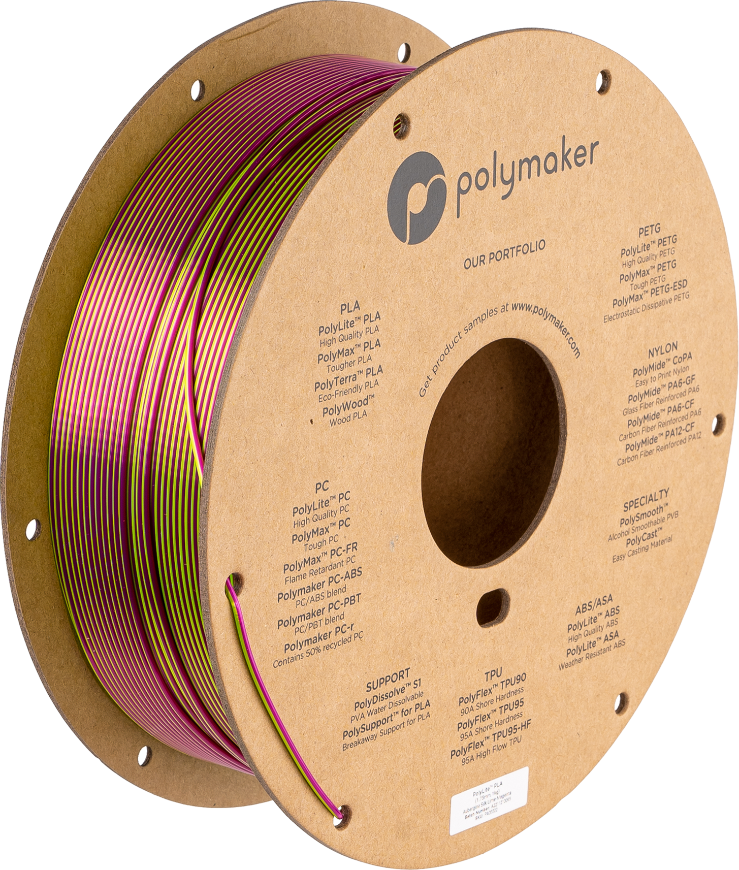 Panchroma™ Dual Silk PLA (Formerly PolyLite™ Dual Silk)