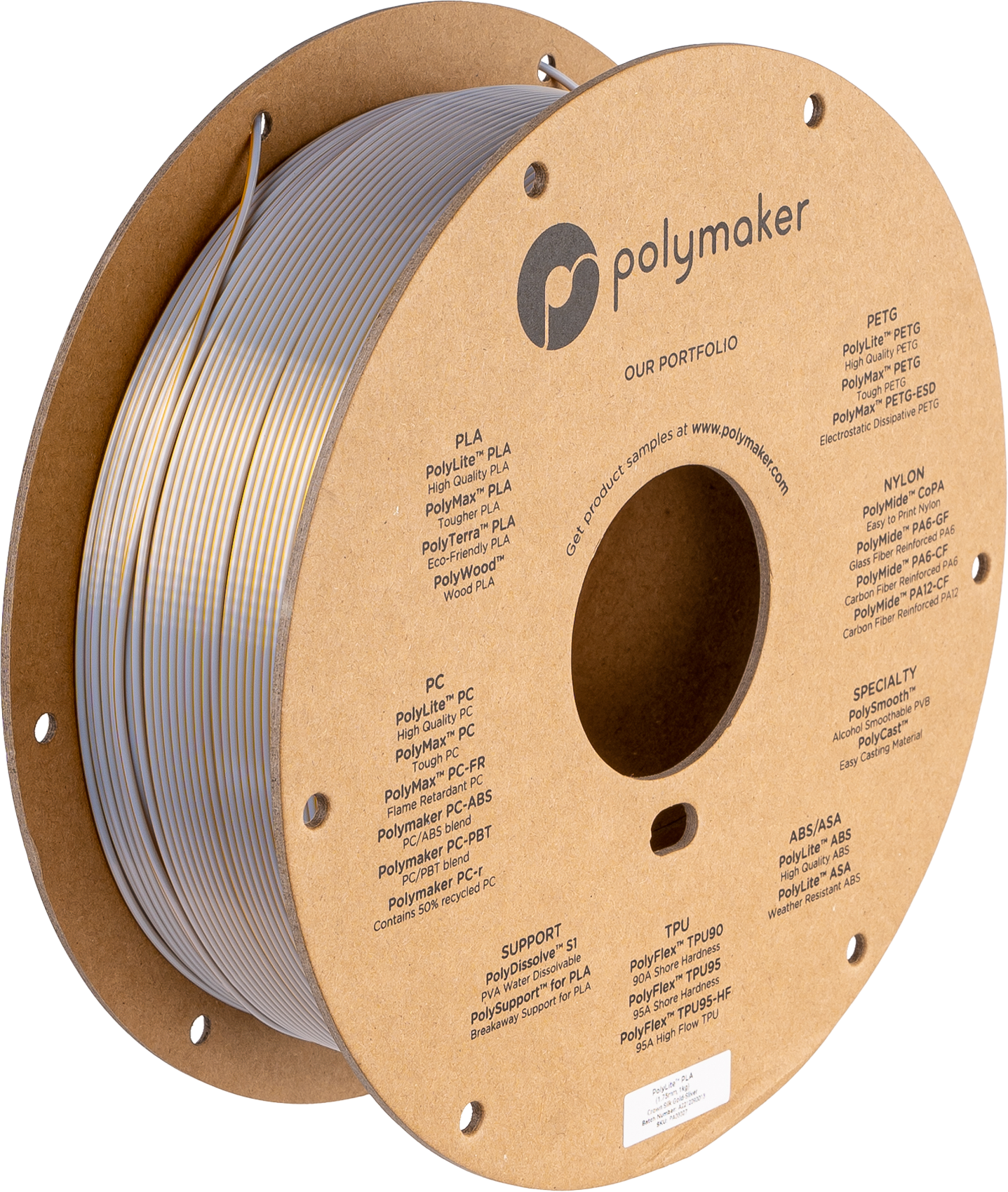 Panchroma™ Dual Silk PLA (Formerly PolyLite™ Dual Silk)