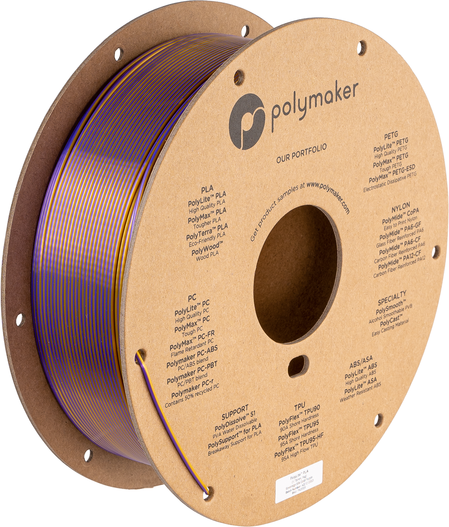 Panchroma™ Dual Silk PLA (Formerly PolyLite™ Dual Silk)